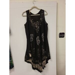 Sleeveless Dress Hand Block Print India Bohemian Style Summer Casual Dressy